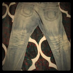 A pair of true religion jean joggers W:33 L:33